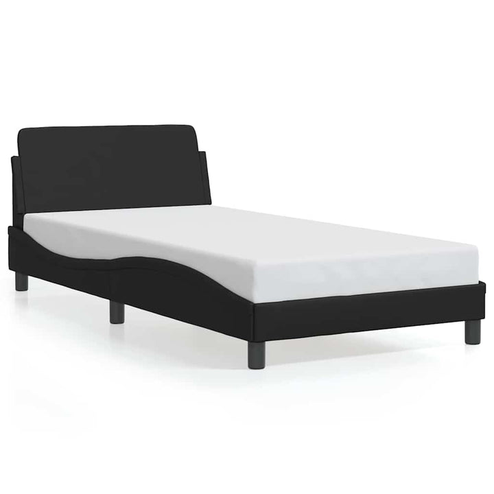 sengeramme Dover 100x190 cm kunstlæder sort