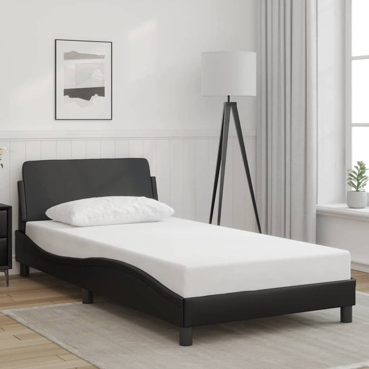 sengeramme Dover 100x190 cm kunstlæder sort