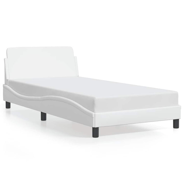 sengeramme Dover 100x190 cm kunstlæder hvid