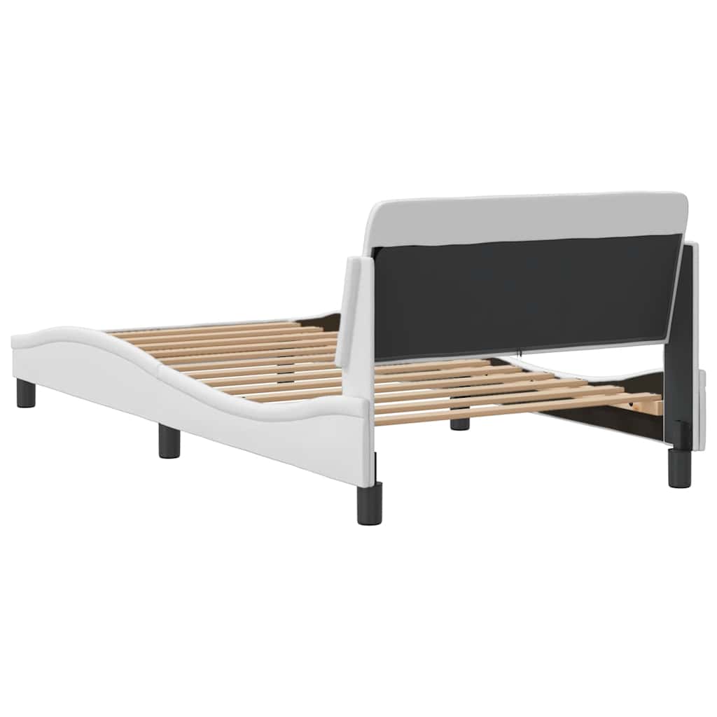 sengeramme Dover 100x190 cm kunstlæder hvid