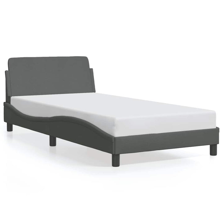sengeramme Dover 100x203 cm stof mørkegrå