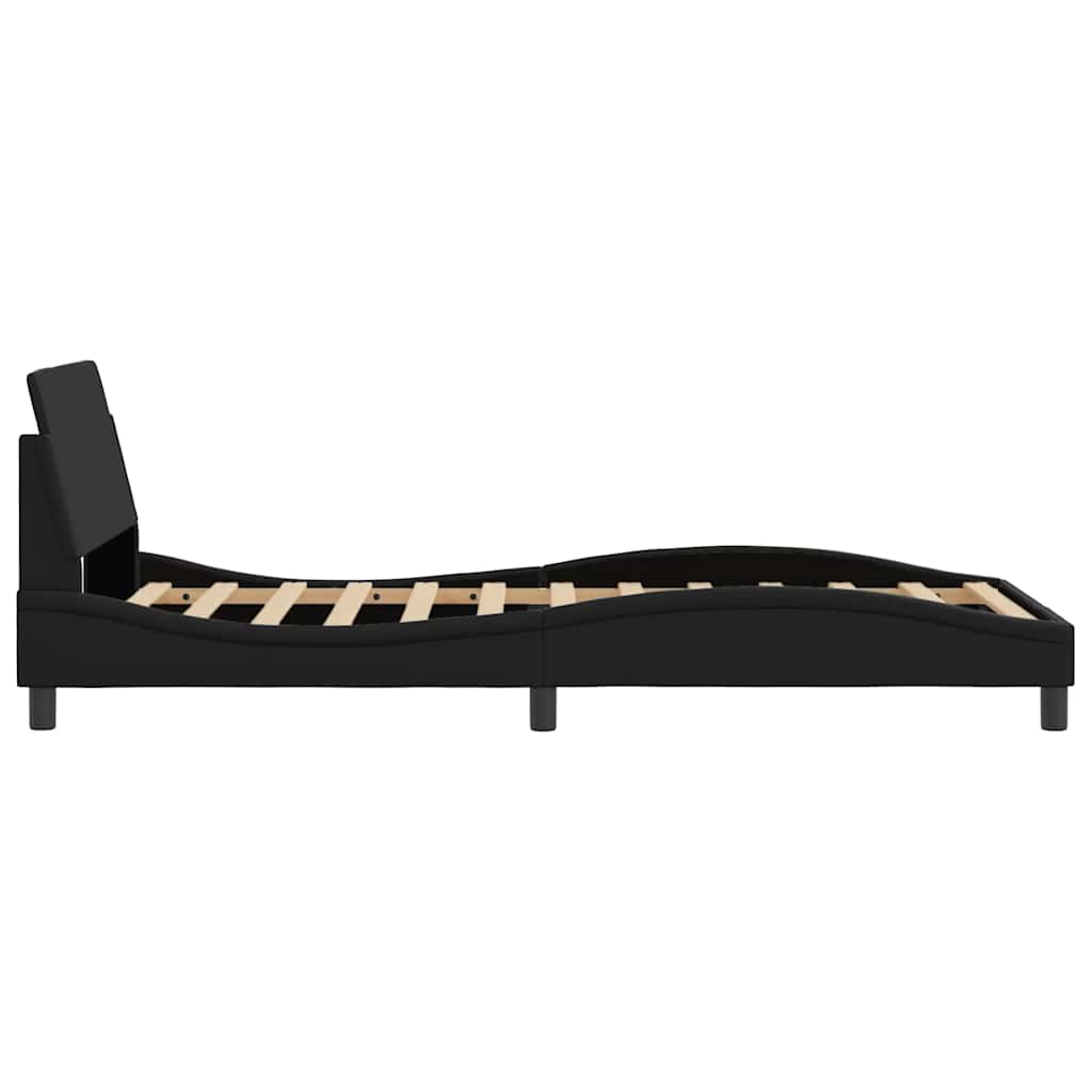 sengeramme Dover 100x203 cm kunstlæder sort