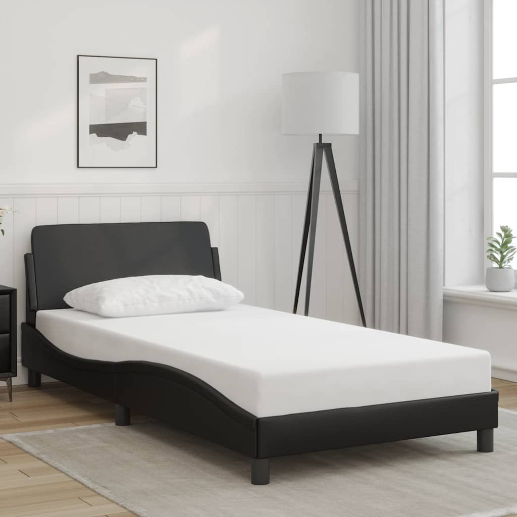 sengeramme Dover 100x203 cm kunstlæder sort