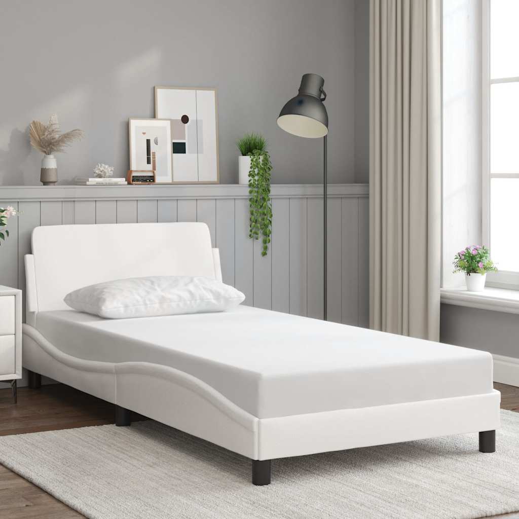 sengeramme Dover 100x203 cm kunstlæder hvid