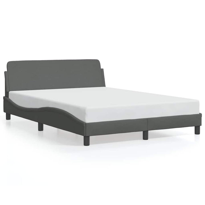 sengeramme Dover 137x190 cm stof mørkegrå