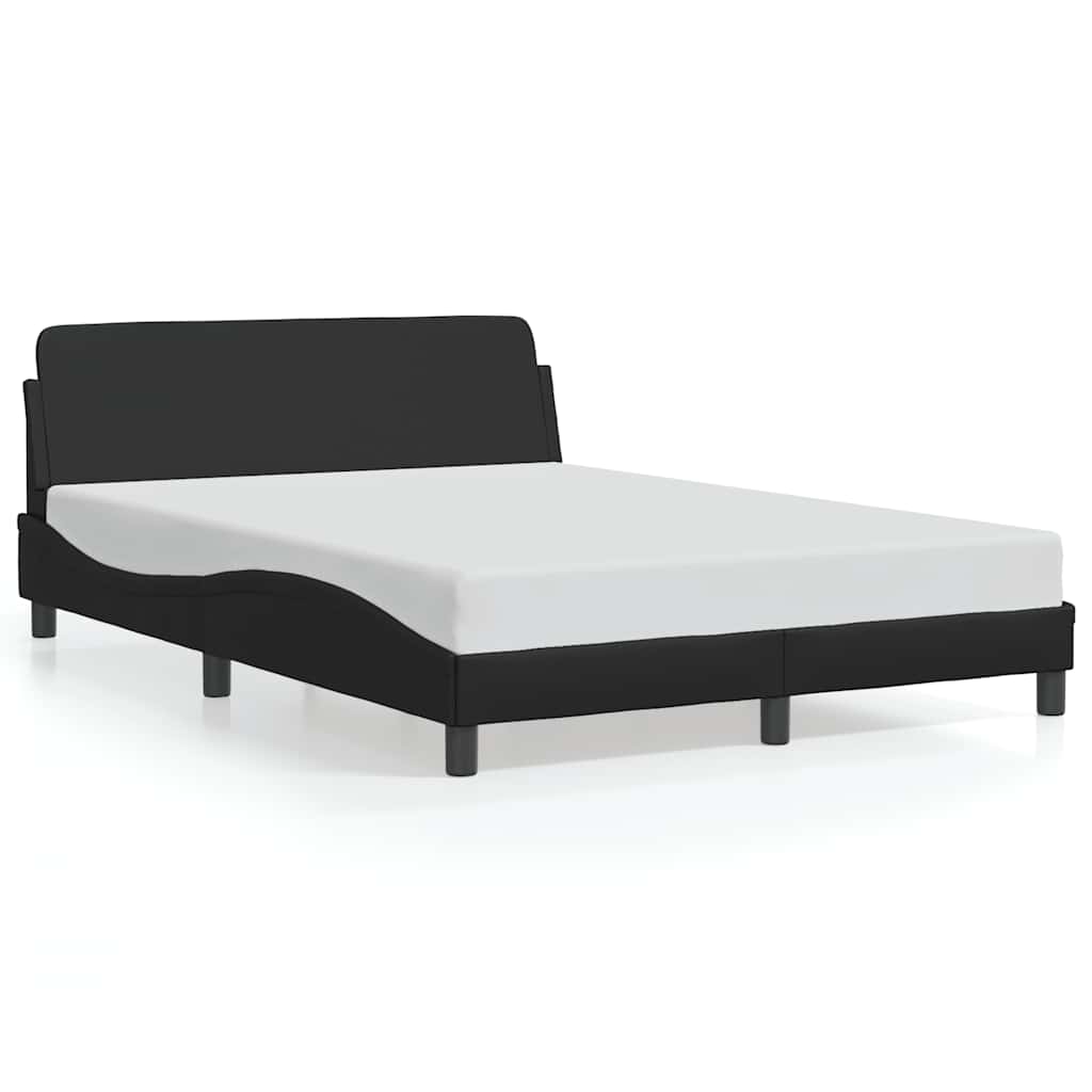 sengeramme Dover 137x190 cm kunstlæder sort