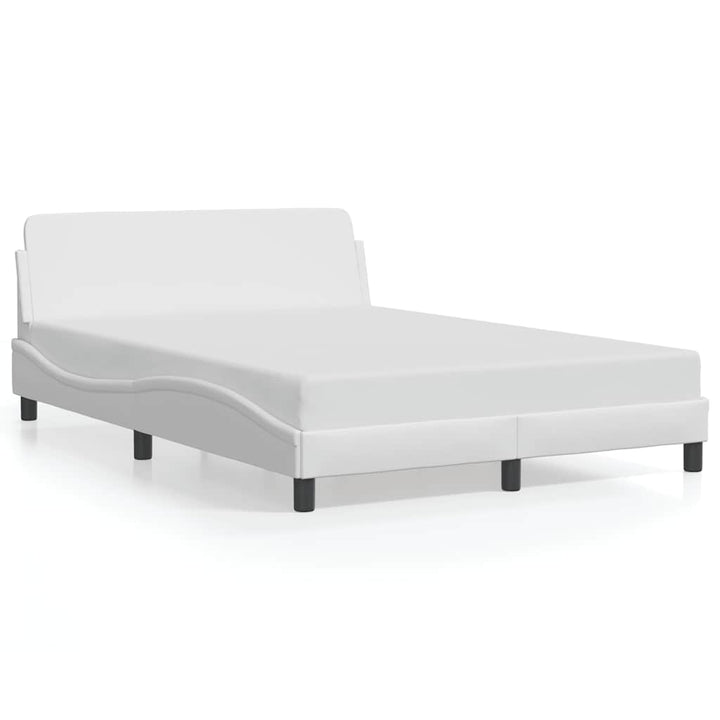sengeramme Dover 137x190 cm kunstlæder hvid