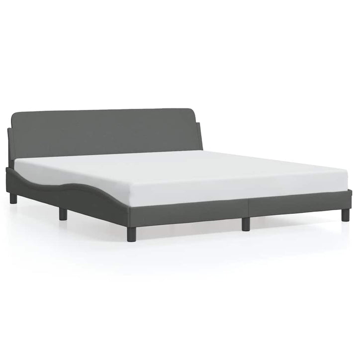 sengeramme Dover 152x203 cm stof mørkegrå