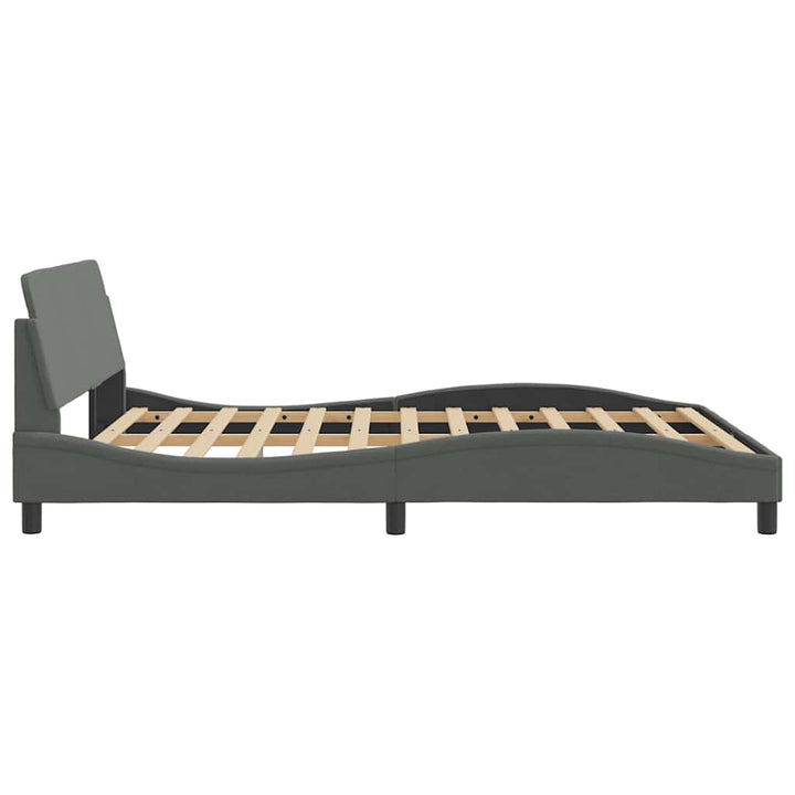 sengeramme Dover 152x203 cm stof mørkegrå