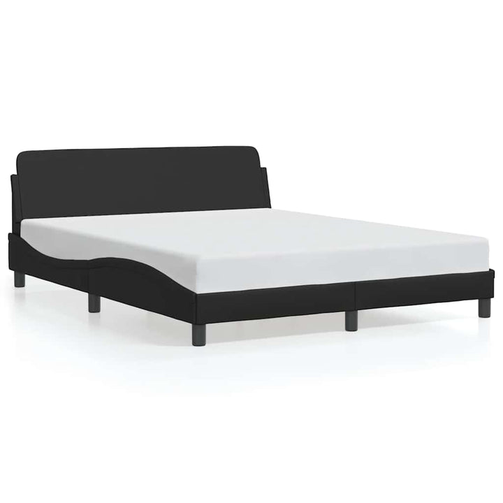 sengeramme Dover 152x203 cm kunstlæder sort