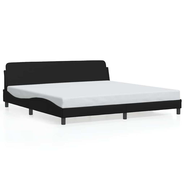 sengeramme Dover 193x203 cm velour sort