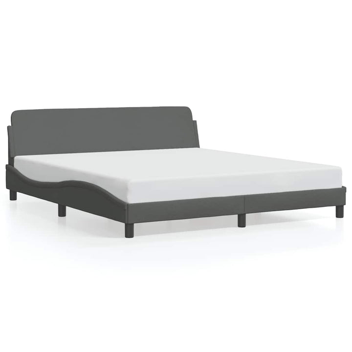sengeramme Dover 183x213 cm stof mørkegrå
