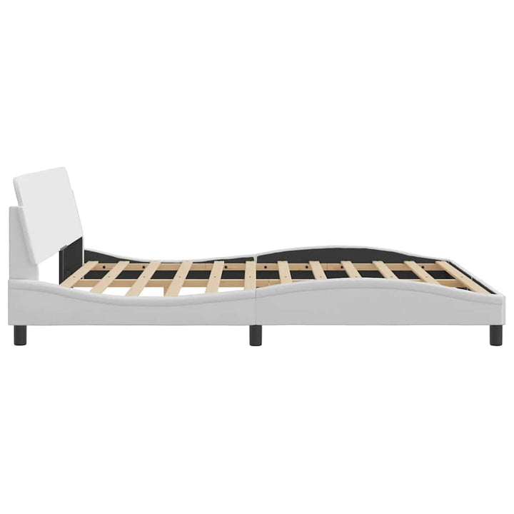 sengeramme Dover 152x203 cm kunstlæder hvid
