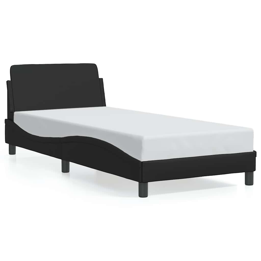 sengestel Dover sort 90x190 cm kunstlæder