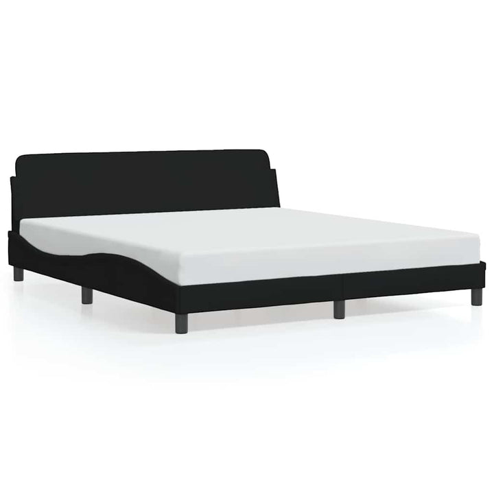 sengestel Dover sort 180x200 cm stof