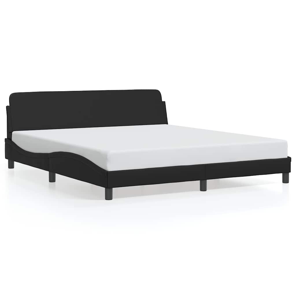 sengestel Dover sort 180x200 cm kunstlæder