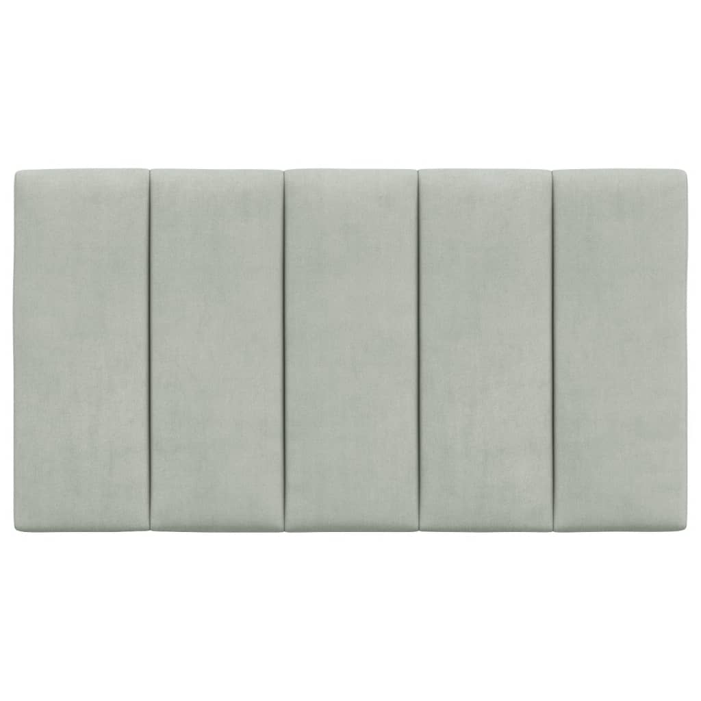 gavlpude Hanko 80 cm velour lysegrå
