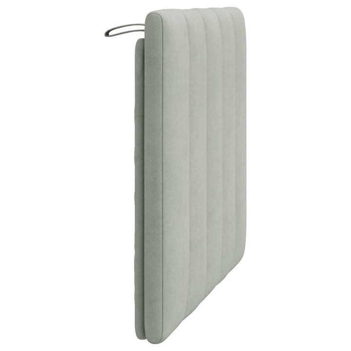 gavlpude Hanko 80 cm velour lysegrå