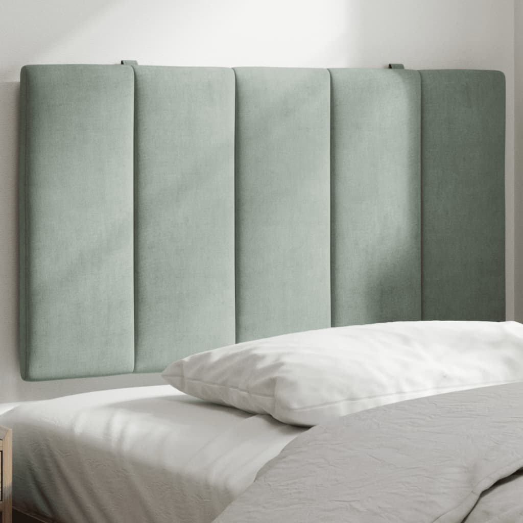 gavlpude Hanko 80 cm velour lysegrå