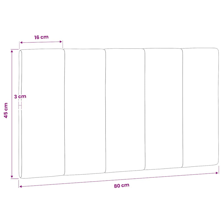 gavlpude Hanko 80 cm velour blå