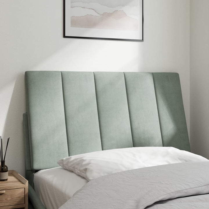 gavlpude Hanko 90 cm velour lysegrå