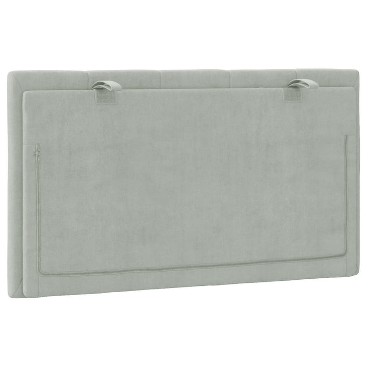 gavlpude Hanko 90 cm velour lysegrå