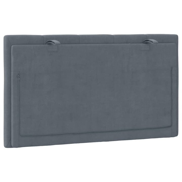 gavlpude Hanko 90 cm velour mørkegrå