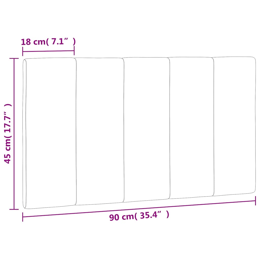 gavlpude Hanko 90 cm velour blå