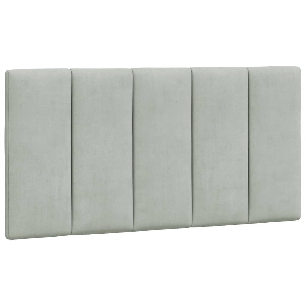 gavlpude Hanko 100 cm velour lysegrå