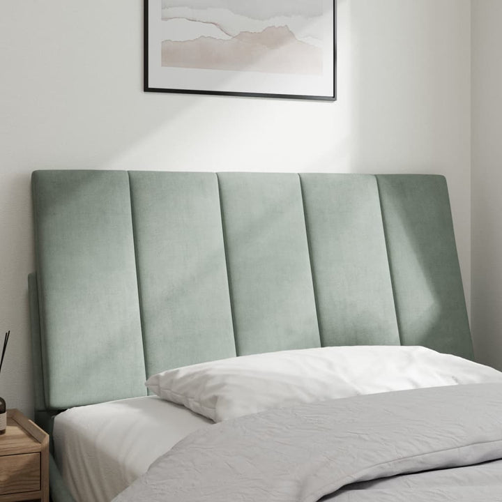 gavlpude Hanko 100 cm velour lysegrå
