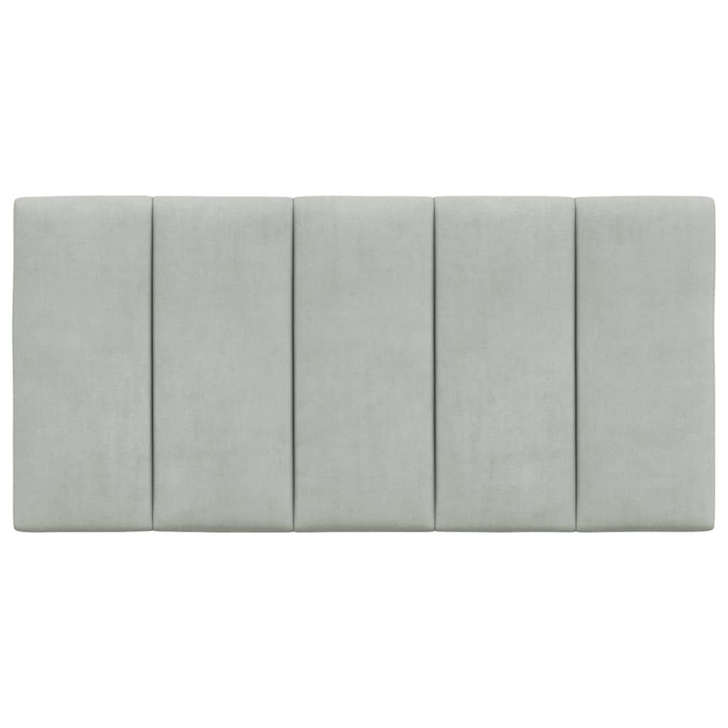 gavlpude Hanko 100 cm velour lysegrå
