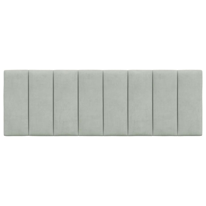 gavlpude Hanko 120 cm velour lysegrå