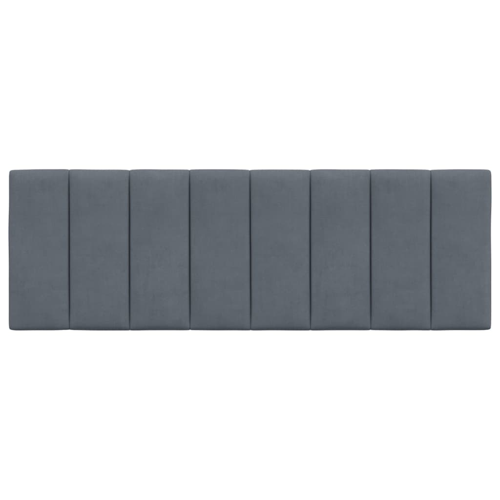 gavlpude Hanko 120 cm velour mørkegrå
