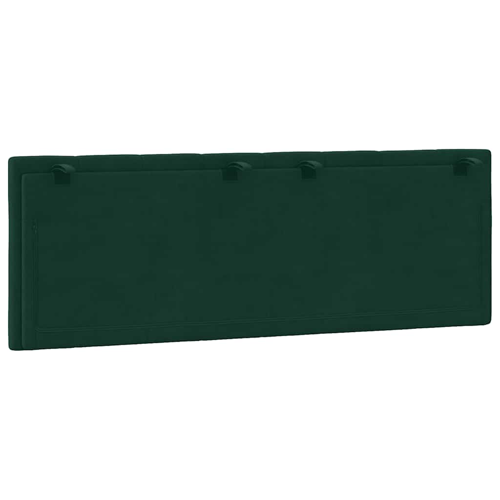 gavlpude Hanko 120 cm velour mørkegrøn