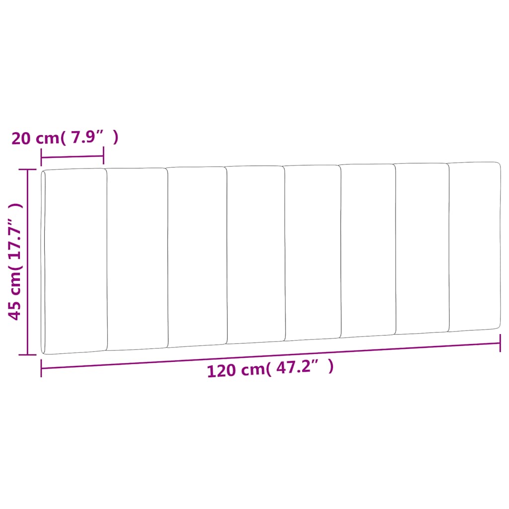 gavlpude Hanko 120 cm velour mørkegrøn