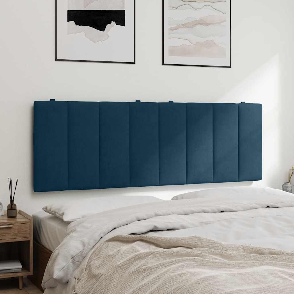 gavlpude Hanko 120 cm velour blå