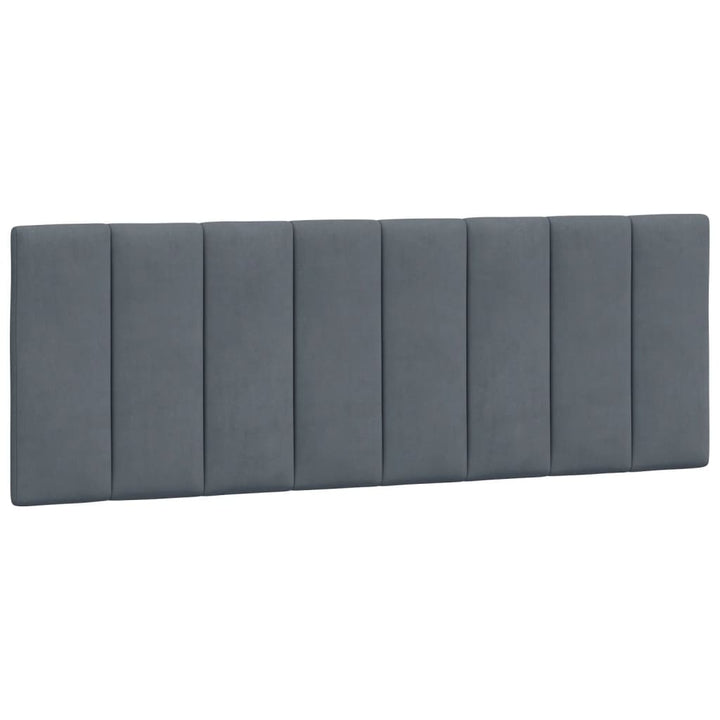 gavlpude Hanko 137 cm velour mørkegrå