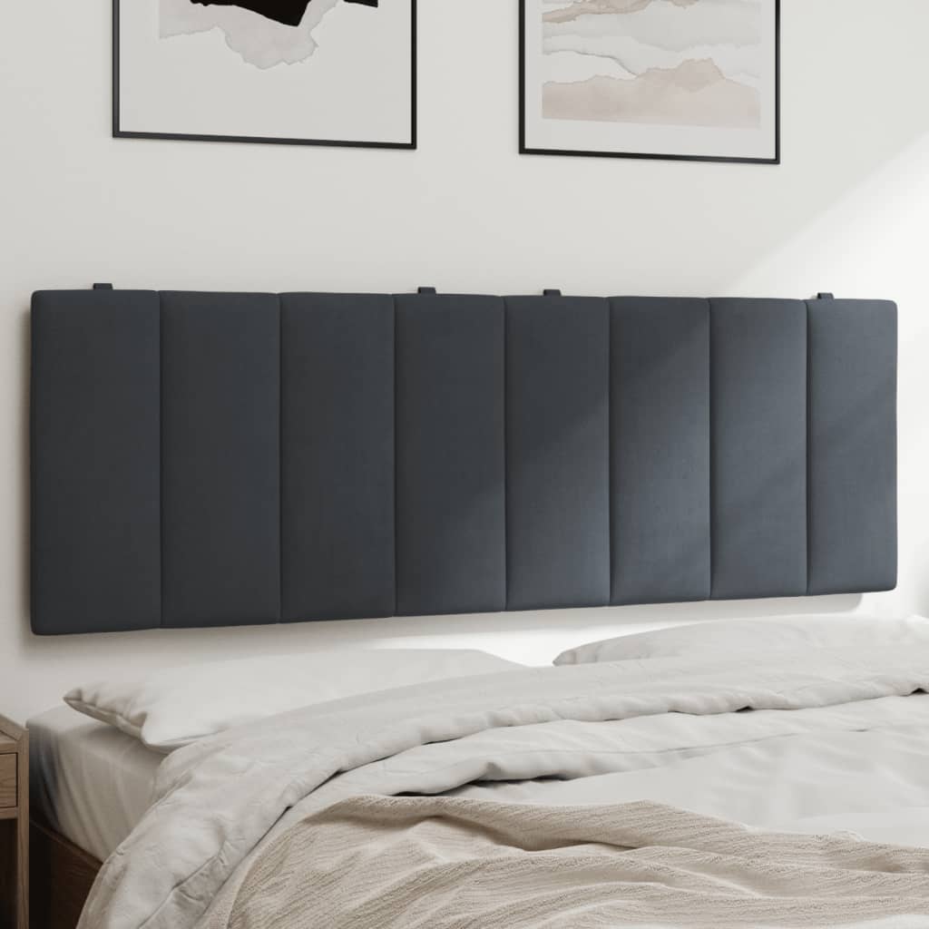 gavlpude Hanko 137 cm velour mørkegrå