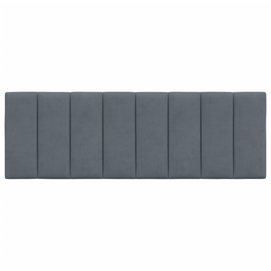 gavlpude Hanko 137 cm velour mørkegrå