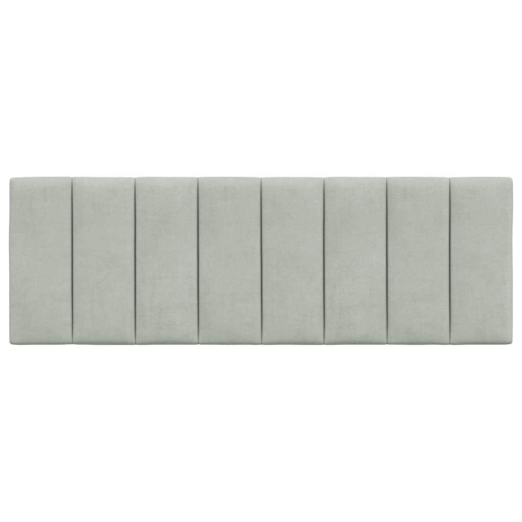 gavlpude Hanko 140 cm velour lysegrå