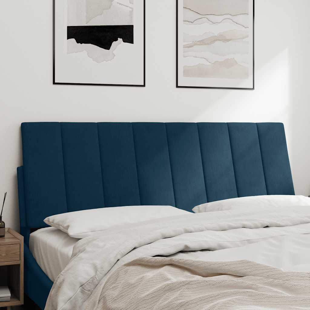 gavlpude Hanko 140 cm velour blå