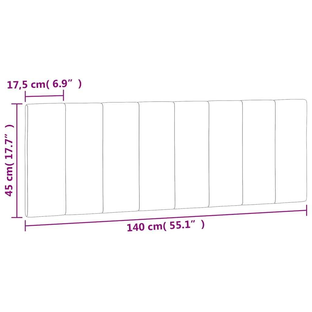gavlpude Hanko 140 cm velour blå