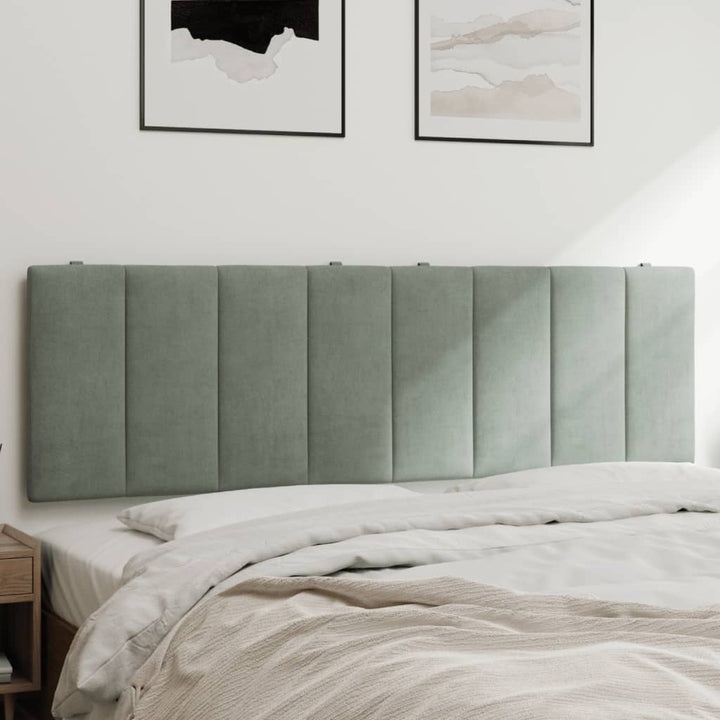 gavlpude Hanko 160 cm velour lysegrå