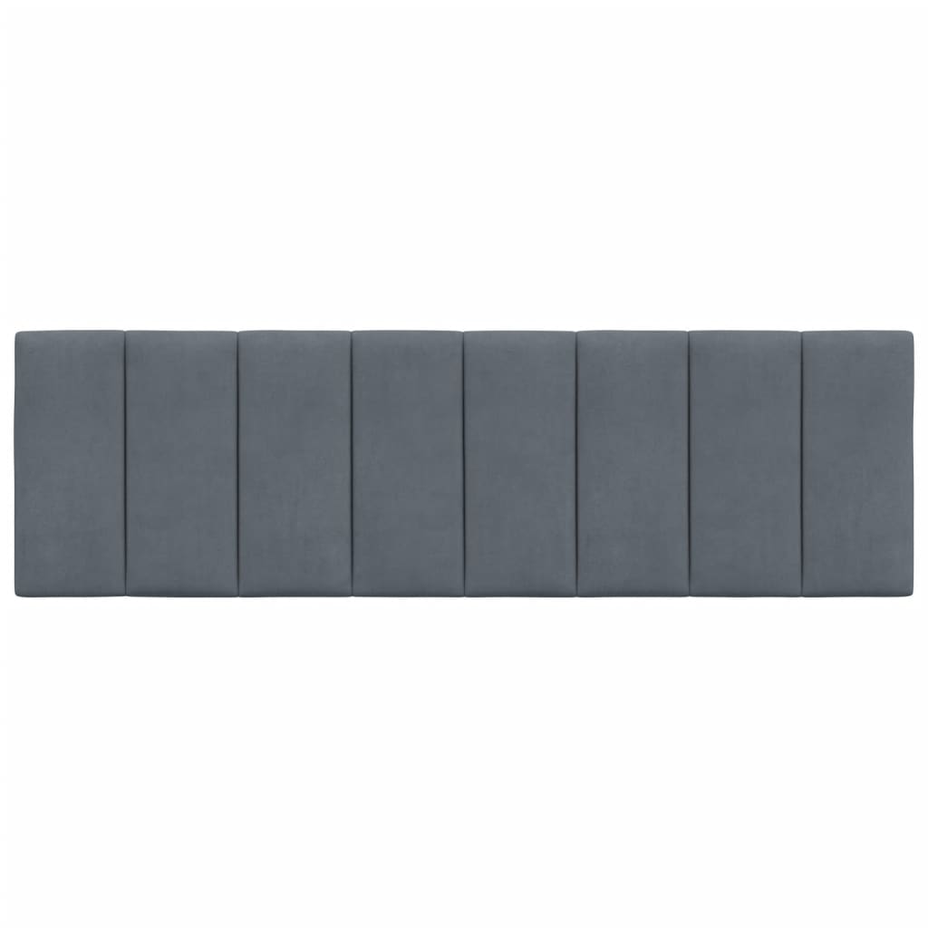 gavlpude Hanko 160 cm velour mørkegrå