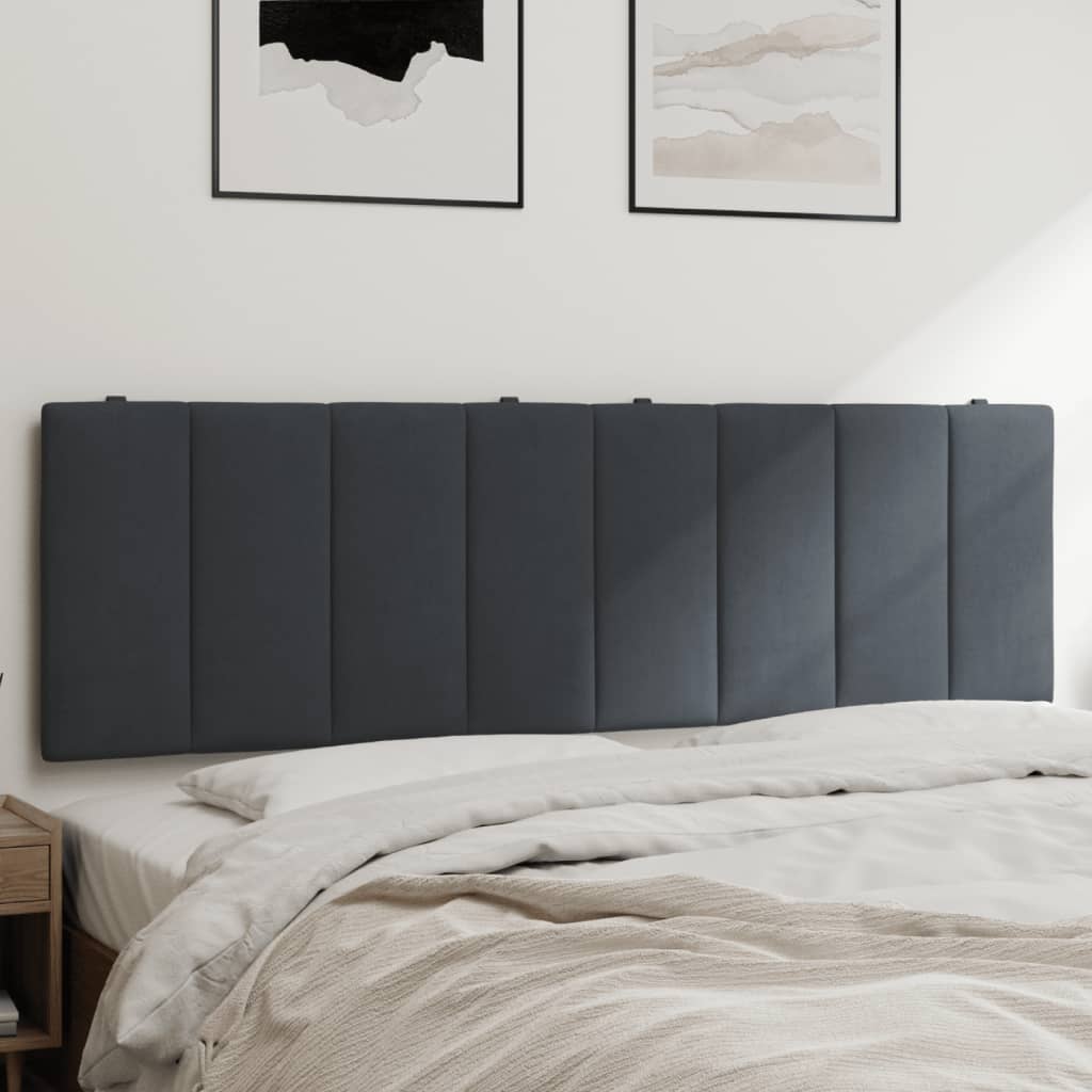 gavlpude Hanko 160 cm velour mørkegrå
