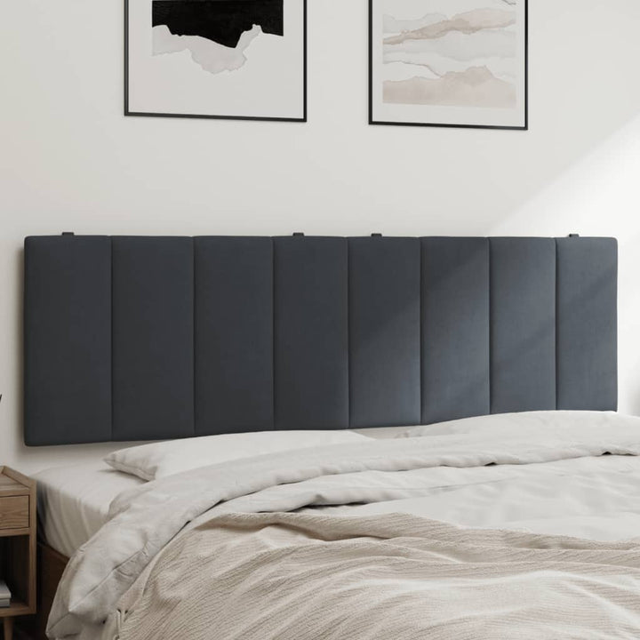 gavlpude Hanko 160 cm velour mørkegrå