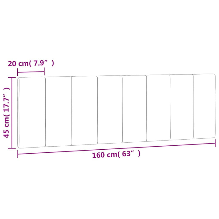gavlpude Hanko 160 cm velour blå