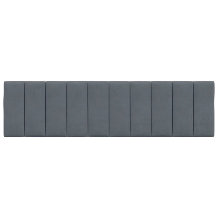 gavlpude Hanko 180 cm velour mørkegrå