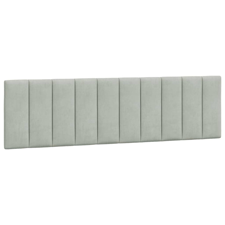 gavlpude Hanko 183 cm velour lysegrå