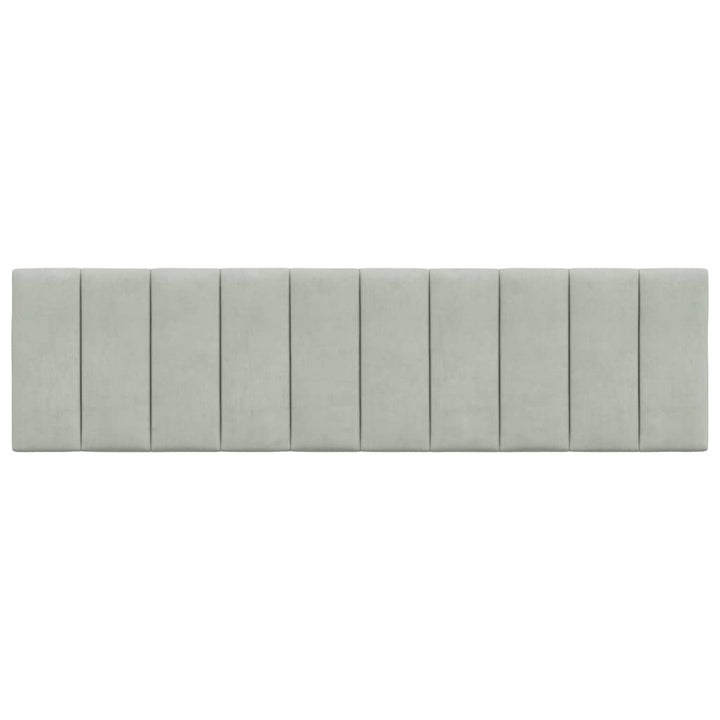 gavlpude Hanko 183 cm velour lysegrå